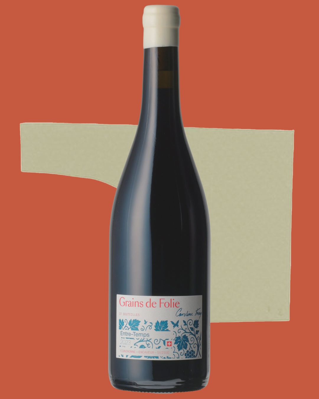 Domaine Caroline Frey - Grains de Folie Pinot Noir Entre-temps VDP (Wallis) Rot 2023