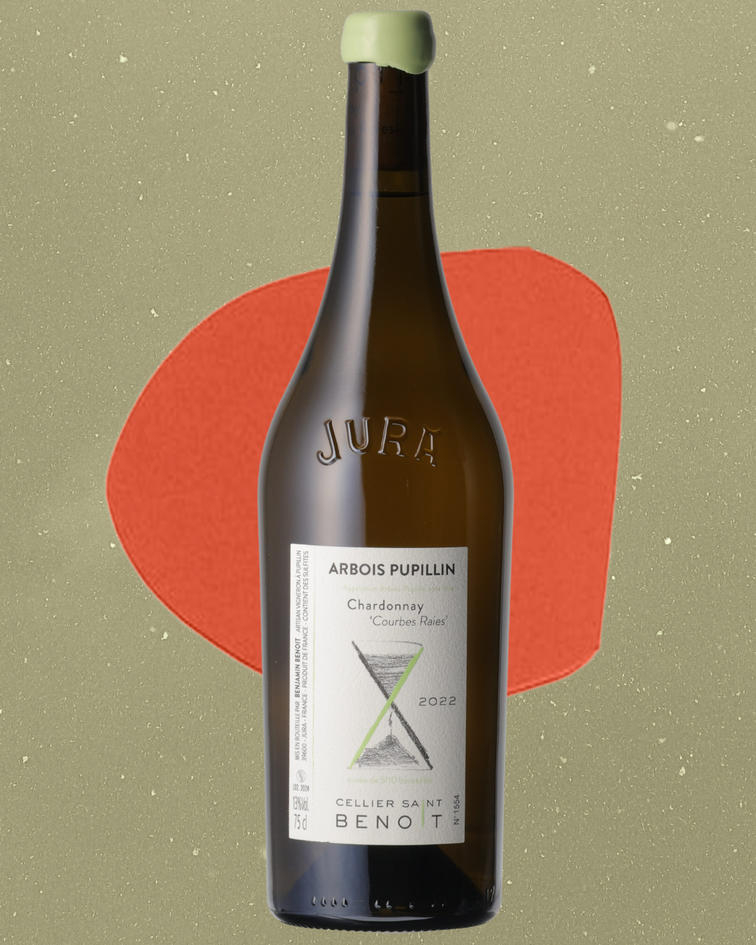 Cellier Saint Benoît - Chardonnay Courbes Raies Arbois Pupillin Blanc 2022