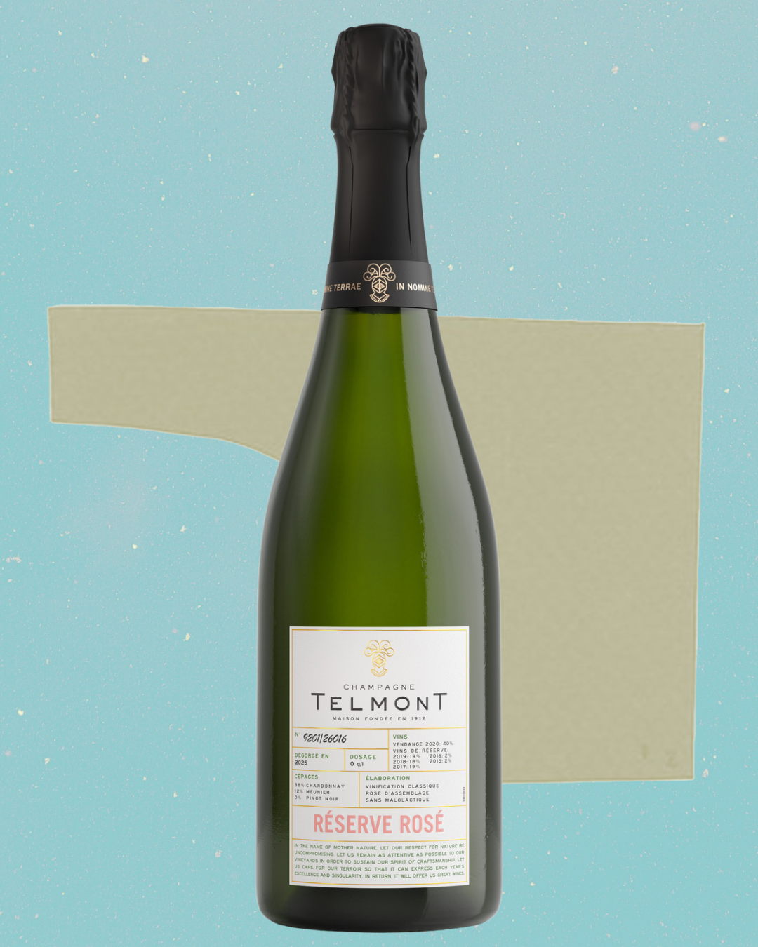Champagne Telmont - Réserve Rosé Brut Nature