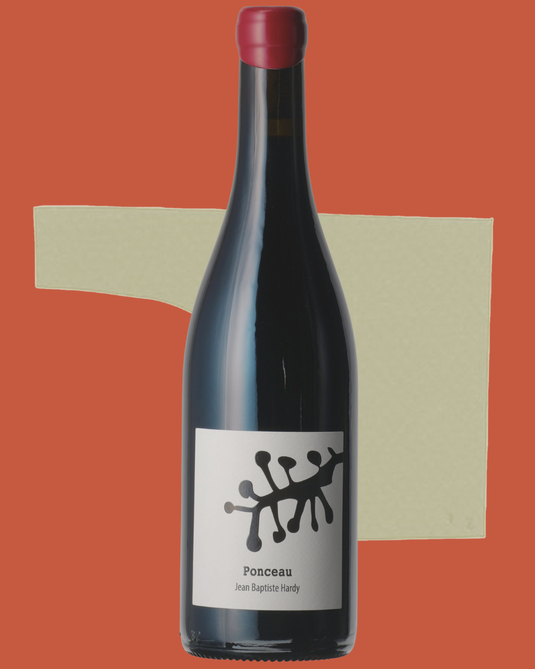 Jean Baptiste Hardy - Ponceau Merlot/Cab VDF Rot 2024